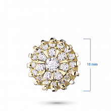 Подвеска из желтого золота с бриллиантами (изготовление)