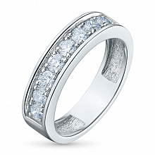 Кольцо из белого золота с бриллиантами (изготовление)