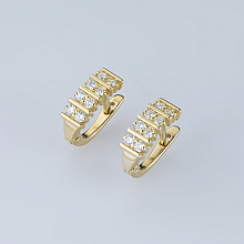 Серьги из золота с бриллиантами (изготовление)