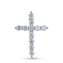 Подвеска из белого золота c бриллиантами