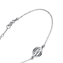 Браслет из серебра (изготовление) с бриллиантом