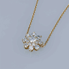 Подвеска из желтого золота (изготовление) с бриллиантом