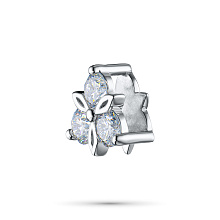 Подвеска из белого золота c бриллиантами