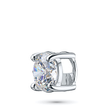 Подвеска из белого золота (изготовление) с бриллиантом