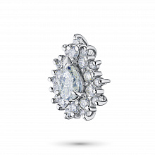 Подвеска из белого золота с бриллиантами (изготовление)