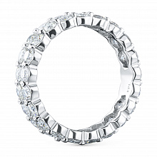 Кольцо из белого золота с бриллиантами (изготовление)