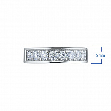 Кольцо из белого золота с бриллиантами (изготовление)