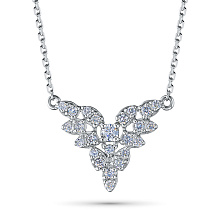 Колье из серебра (изготовление) с бриллиантами