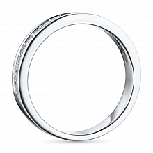 Кольцо из белого золота с бриллиантами (изготовление)