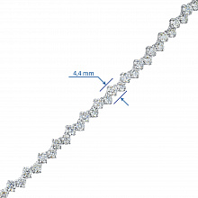 Колье из белого золота с бриллиантами (изготовление)