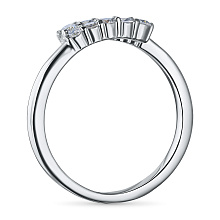 Кольцо из белого золота (изготовление) с бриллиантами