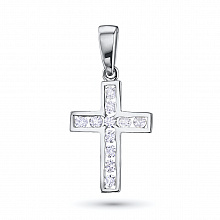 Подвеска из белого золота с бриллиантами (изготовление)