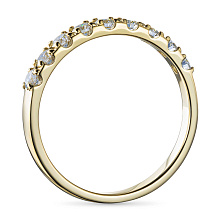 Кольцо из желтого золота c бриллиантами