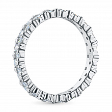 Кольцо из белого золота с бриллиантами (изготовление)