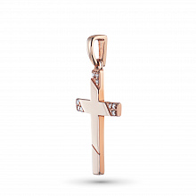 Подвеска из красного золота с бриллиантами (изготовление)