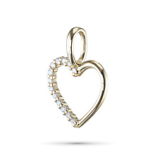 Подвеска из желтого золота с бриллиантом (изготовление)