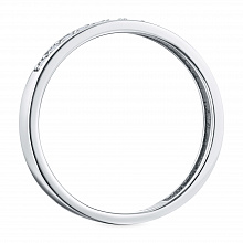 Кольцо из белого золота с бриллиантами (изготовление)