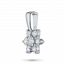 Подвеска из белого золота с бриллиантами (изготовление)