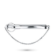 Зажим из серебра (изготовление) с бриллиантом