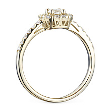 Кольцо из желтого золота с бриллиантом (изготовление)