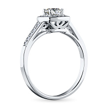 Кольцо из белого золота с бриллиантами (изготовление)