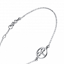 Браслет из серебра с бриллиантом (изготовление)