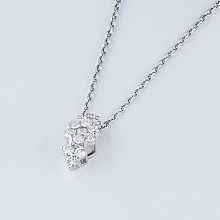 Подвеска из белого золота с бриллиантами (изготовление)