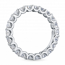 Кольцо из белого золота с бриллиантами (изготовление)