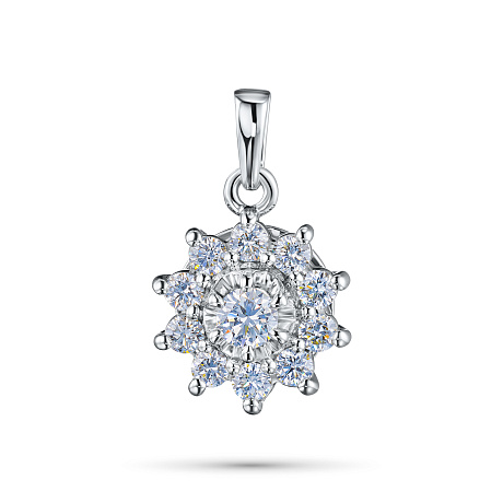 Подвеска из белого золота