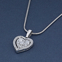 Подвеска из белого золота с бриллиантами (изготовление)