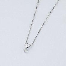 Подвеска из белого золота с бриллиантом (изготовление)