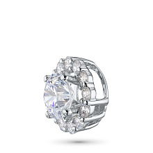 Подвеска из белого золота c бриллиантами