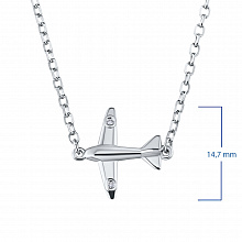 Колье из белого золота с бриллиантами (изготовление)