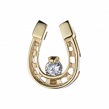 Подвеска из желтого золота с бриллиантом (изготовление)