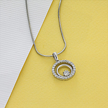 Подвеска из белого золота с бриллиантами (изготовление)