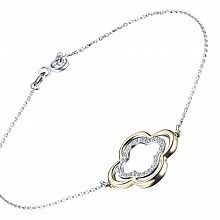 Браслет из белого золота с бриллиантами (изготовление)