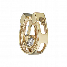 Подвеска из желтого золота с бриллиантом (изготовление)