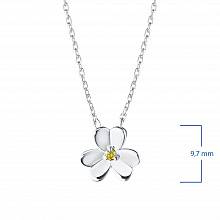 Колье из серебра (изготовление) с бриллиантом