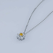 Колье из белого золота (изготовление) с бриллиантами