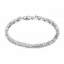 Браслет из белого золота с бриллиантами (изготовление)