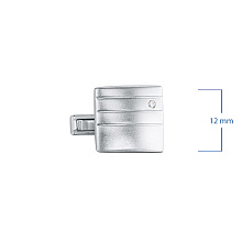 Запонки из серебра (изготовление) с бриллиантами