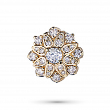 Подвеска из красного золота с бриллиантами (изготовление)