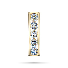 Подвеска из желтого золота c бриллиантами