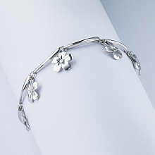 Браслет из серебра (изготовление) с бриллиантами