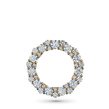 Подвеска из желтого золота c бриллиантами