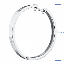 Серьги из серебра с бриллиантами (изготовление)