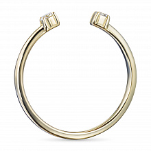 Кольцо из желтого золота с бриллиантом (изготовление)