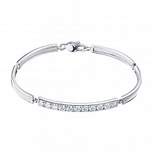 Браслет из белого золота с бриллиантами (изготовление)