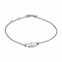 Браслет из белого золота с бриллиантом (изготовление)