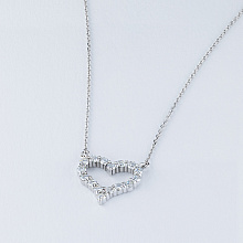 Колье из белого золота с бриллиантами (изготовление)